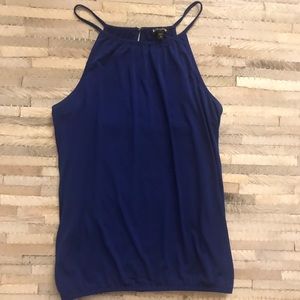 Express Royal Blue Halter Top